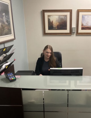 Our recptionist Brittany